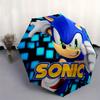 1pc Sonic the Hedgehog Cartoon Umbrella,Suitable for Camping, Ideal Easter Birthday Gift for Family and Friends.Z081