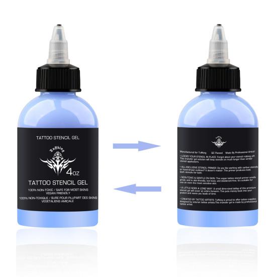 Yousheng 30ml/120ml Tattoo Transfer Gel Long Lasting Clarity Quick Dry Formula Natural Ingredient Non-irritating Mild Professional Stencil Transfer