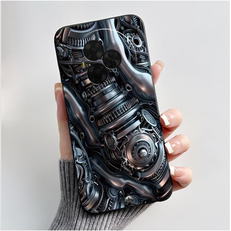 Casing For TCL NxtPaper 60 Ultra 5G Phone Case Aesthetic Luxury Cute Cool Boys Girls Soft Silicone Back Cover Black TPU Shell