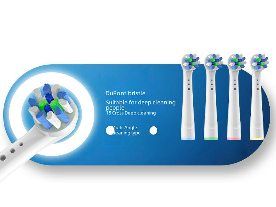 Têtes de brosse à dents électrique à poils souples compatibles pour Oral-B EB17