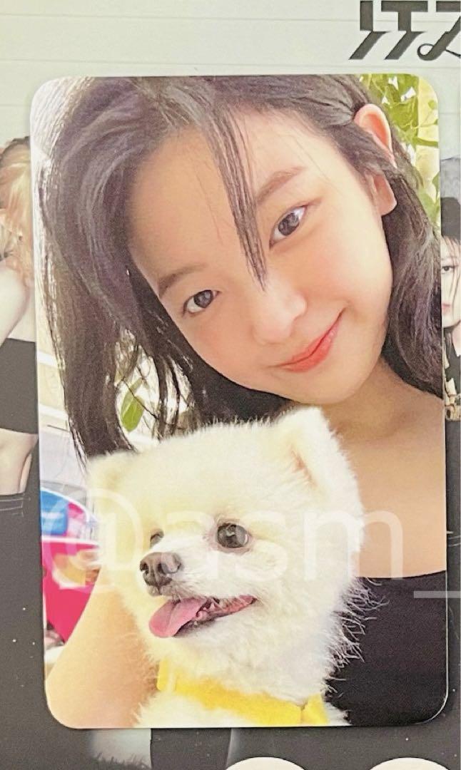 

[USED] ITZY GOLD Pre-recorded Sanok Trading Card Rear