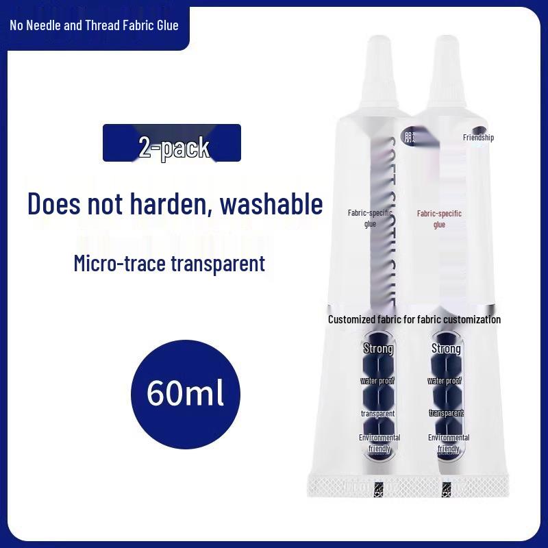 Specialized Fabric Glue for Clothing Logos and Repairs