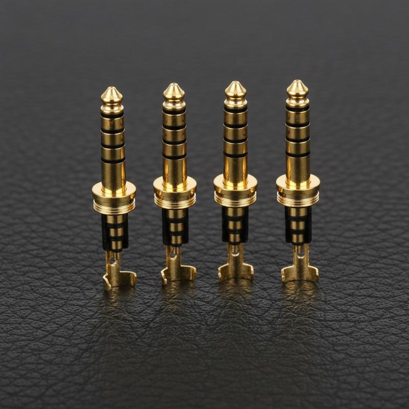 4,4-mm-Stecker (5-Pol / Pentaconn) Mit M7.5x0.5 Gewinde und Kabelstiften