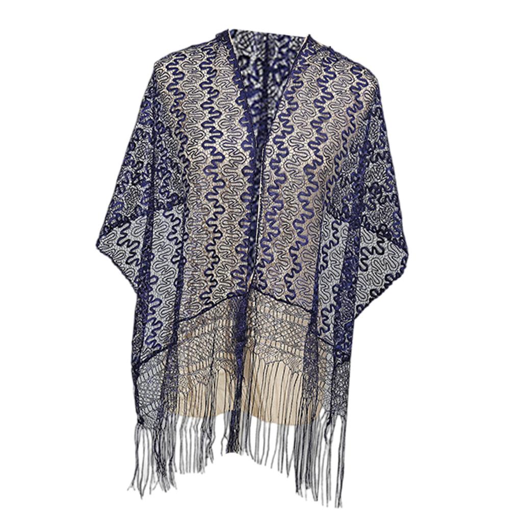 Delicate Laces Shawl Beach Vacation Shawl Versatiles Laces Elegant Women Shawl for Evening Parties and Celebrations