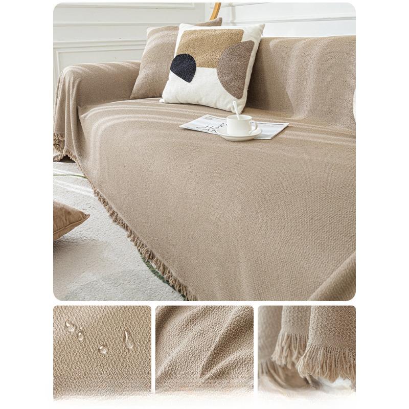 Cream Style Plush Sofa Cover Towel Autumn and Winter Non-Slip Sofa Cover All-Inclusive High-Grade Anti-Scratching Cushion Blanket