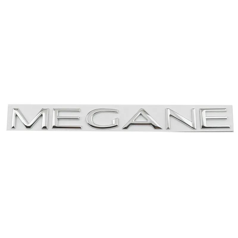Car Metal Trunk Words Letters Logo Emblem Badge Decals Sticker For Renault Megane 1 2 3 4 5 RS GT Styling Parts Accessories Z999
