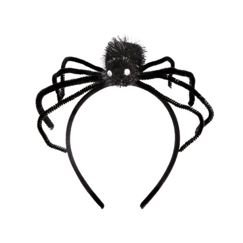

Spider Halloween Headband Hair Band Headwear Headdress Costume Party Accessories чорний