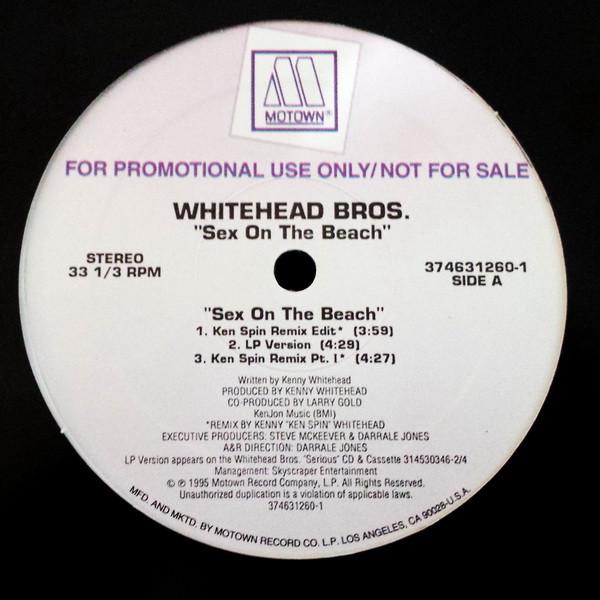 12-дюймовая пластинка WHITEHEAD BROS. - Sex On The Beach 3746312601 Motown 1995 США Соул/Фанк Б/У
