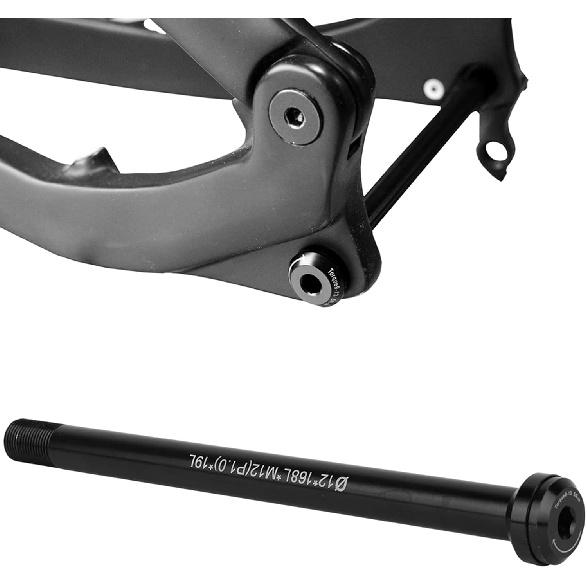 12X148 Boost Rear Thru Axle, Rear Fork Thru Axle Skewer Repair Replacement for 142 * 12 Thread 1.0