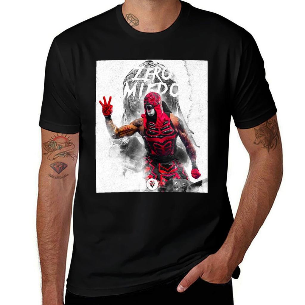 Pentagon jr. - Penta El Zero Miedo (AEW Wrestling Lucha Libre Artwork) T-Shirt Work Outdoor T-S
