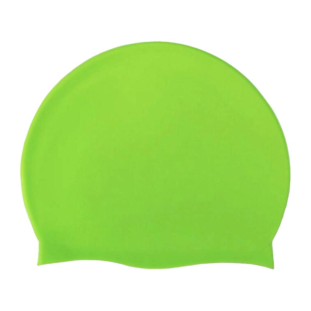 Silicone Swim Cap High Elasticity Waterproof Swimming Hat Ear Protection Comfortable Fit Stretchable Material Durable Design