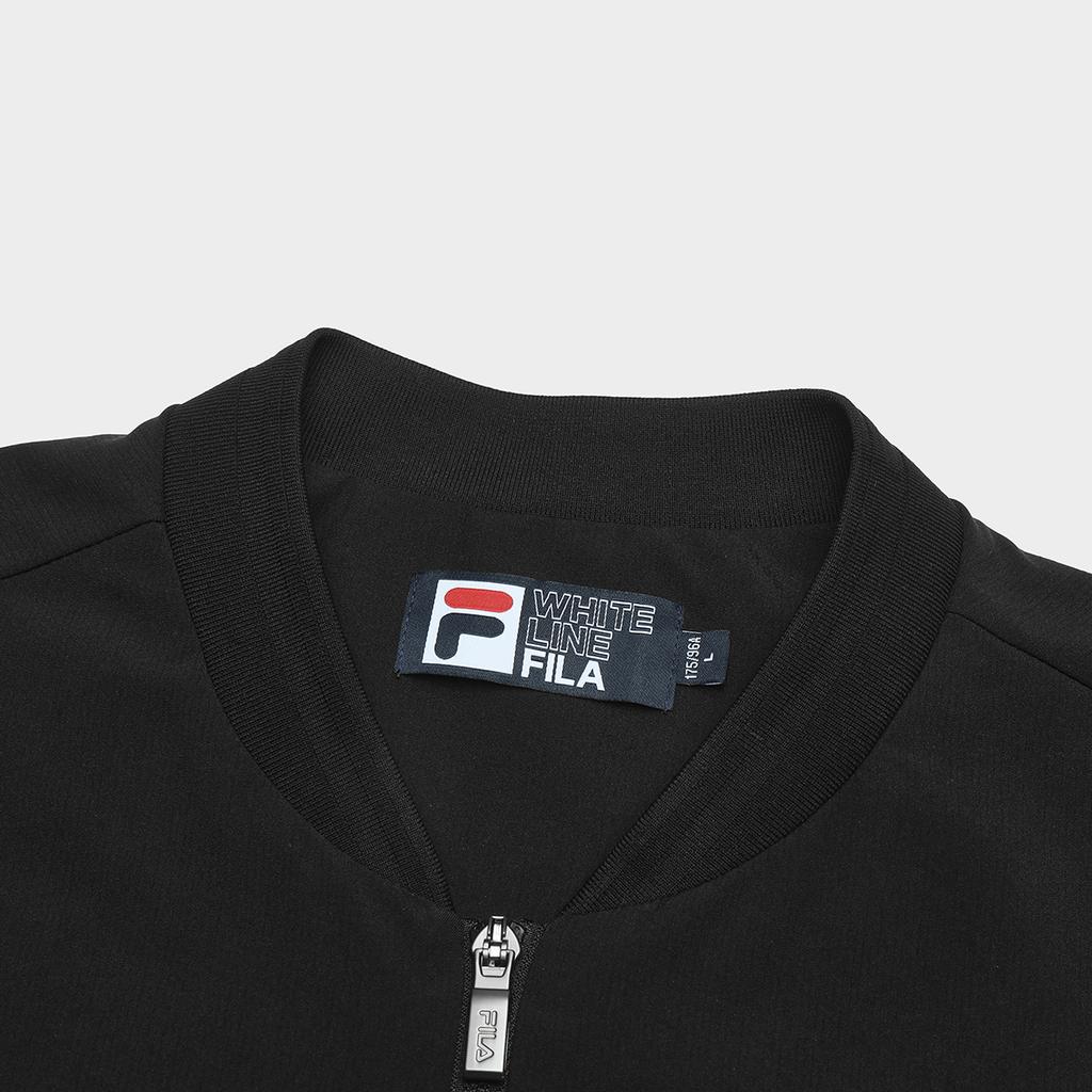Fila White Series Casual Fashion Simple Versatile Jacket Men Jackets Black F11M513703F-BK