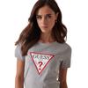 Guess Womens/Ladies Triangle Logo Cotton Blend Slim Short-Sleeved T-Shirt