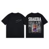 Shakira Welttournee 2026 T-Shirts Mode Vintage Ästhetik Kurzarm-T-Shirt Unisex Damen Lässiges Lockeres Baumwoll-T-Shirt Streetwear