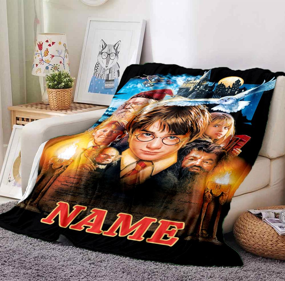 Custom Name Journey's End Flannel Blanket Throw Blanket Soft Warm Sofa Bed home Decor Unique Gift