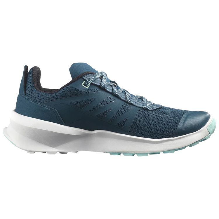 Salomon Patrol Comfortable Durable Breathable Low-Top Outdoor Functional Shoes Women Shoes Blue White 416776
