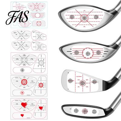 Golf Impact Tape Labels 50 Pcs Improve Swing Accuracy Club Feedback Tags And Distance Sticker for Iron Wood Fairway Clubs Accurate Analysis