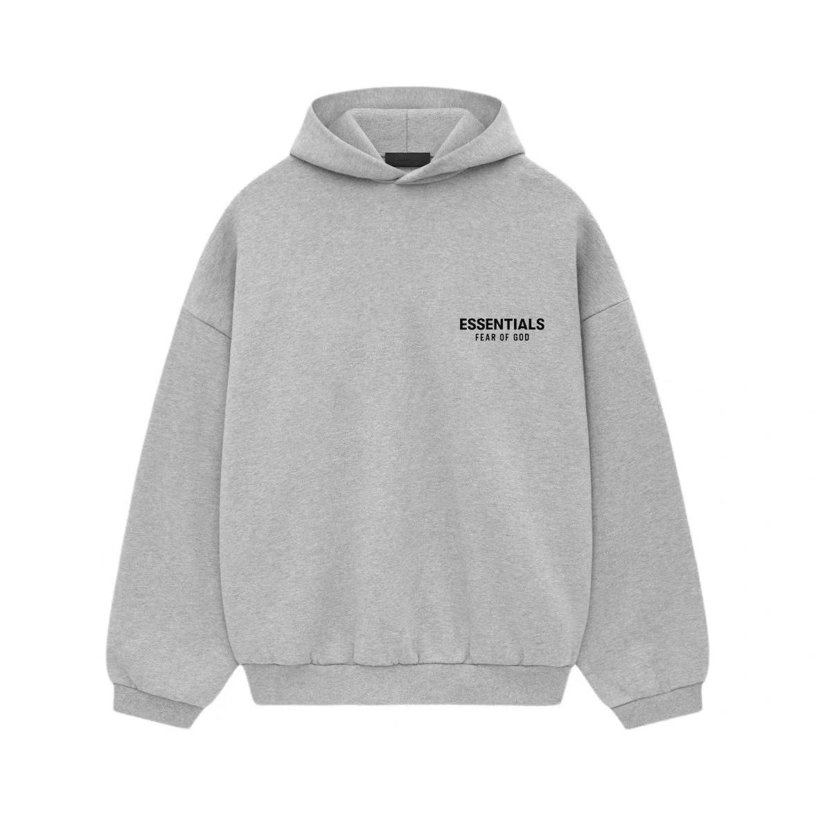 Zelená X FOG Essentials Plus Zamatová mikina s kapucňou SS24 XS