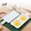 Office Breakfast Maker Microwave Egg Poacher 2‑Cavity Steamer Cooker with Lid & Handle Oil Free Boiler Mold Quick Kitchen Gadget for Home Dorm