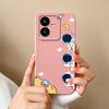 Cases For Vivo Y22 Y22S Flower Liquid Silicone Camera Lens Protection Phone Back Cover For VivoY22 Vivo Y 22 Y22 S Coque Bumper