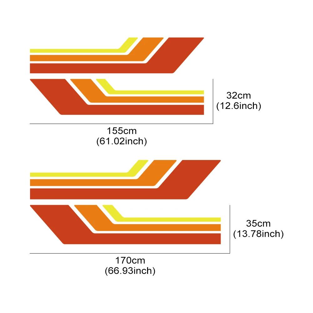 2 buc. Autocolante auto de stilizare a ușii laterale a camionetei pentru Toyota Hilux SR5 SR GR AN10 AN20 AN30 2005 Autocolante de vinil PVC Accesorii auto