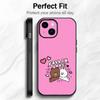 Funny Bunny Bear Lovers Couple Phone Case Phone Case Soft Packaging Lightweight For iPhone17 16 15 14 13ProMax