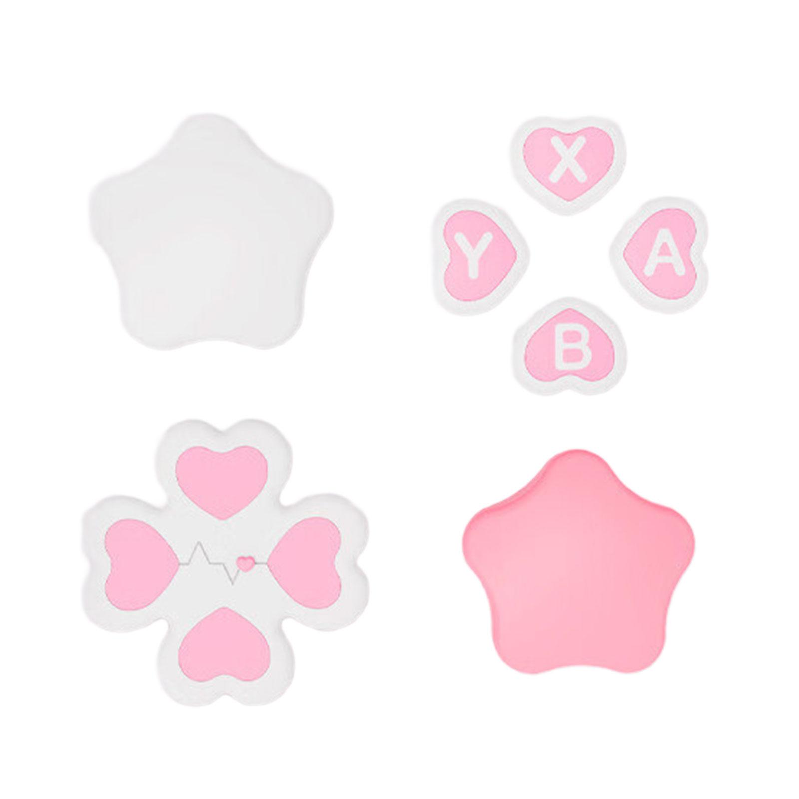 

Protective Stickers Soft Joystick Covers for Game Controller Thumb Stick Grip Caps Cover D-pad ABXY Key Sticker Skin 1