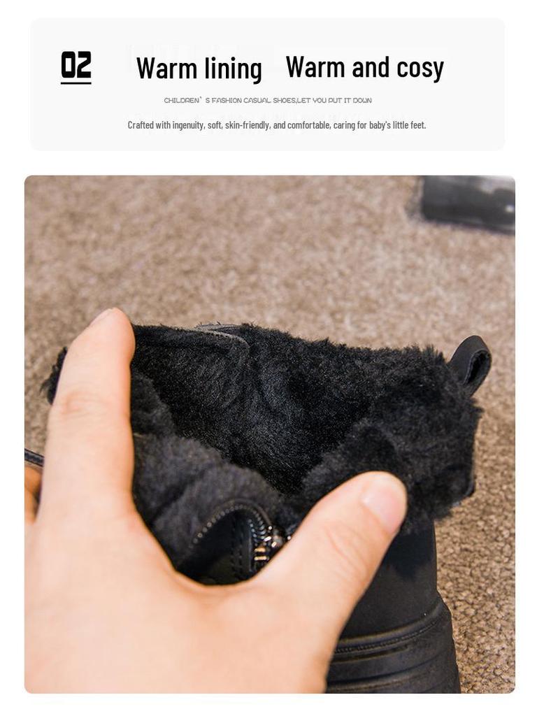 Dr. Martens Toddler Boots: Unisex Warm Yellow Cotton Short Boots for Boys & Girls (Autumn/Winter 2025)