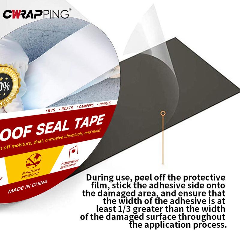 Caravan for RV Trailers and Photovoltaic Campervan Accessories Repair Heavy Tape Waterproof Stckers Camping Car Accessory Home