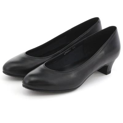 Himiko Heel Round Toe Black Black 235 3.5cm Pumps/600001