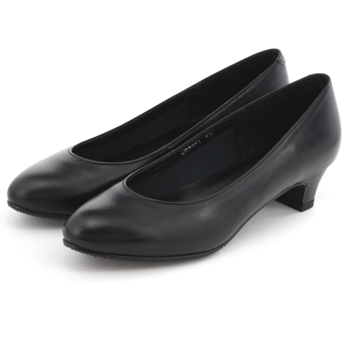 

Himiko Heel Round Toe Black Black 235 3.5cm Pumps/600001 чёрный