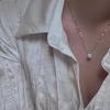 Retro Korean Style Rhinestone Clavicle Necklace for Women - Trendy, Simple, & Fashionable Jewelry