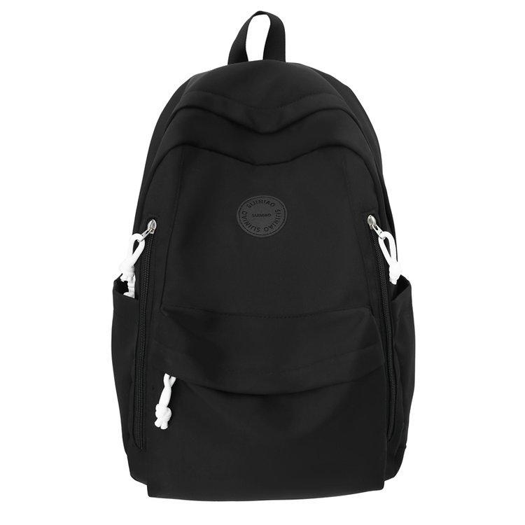 Schoolbag Ins Niche Lightweight Simple Girl Versatile Primary School Students Junior High School Students Large Capacity Backpack