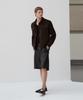 Beleudemaleu Italian Napa Lambskin Bermuda Pants