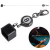 Billiards Snooker Pool Cue Chalk Holder with Belt Clip Retractable Pool Table Accessories