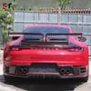 Porsche 911 992 Techart Style Carbon Fiber Kit: Front & Rear Lips, Side Skirts, Air Ducts, Corner Protectors