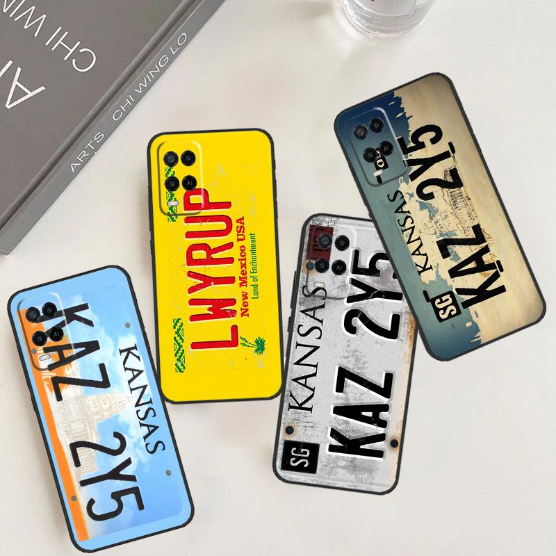 Supernatural License Plate For OPPO A54S A57S A53S A58 A78 A98 A16 A76 A96 A54 A74 A94 A17 A77 A5 A9 A15 A52 A72 Case