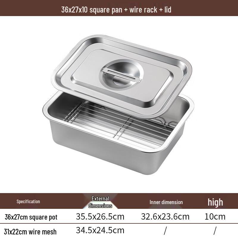 Stainless Steel Draining & Roasting Pan Set