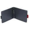 Pull Wallet Light Gray Slim Fashion Leather Pull Out Wallet Dollar Clip Card Package