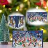 Surprise Resin Elf Figurine Random Box Christmas Countdowns Decoration Durable Materials Tabletop Display Collectible Series