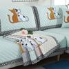Cartoon Cat Fabric Anti Slip Winter Simplicity Modern Four Seasons Universal Full Package Sofa Cushion Cover