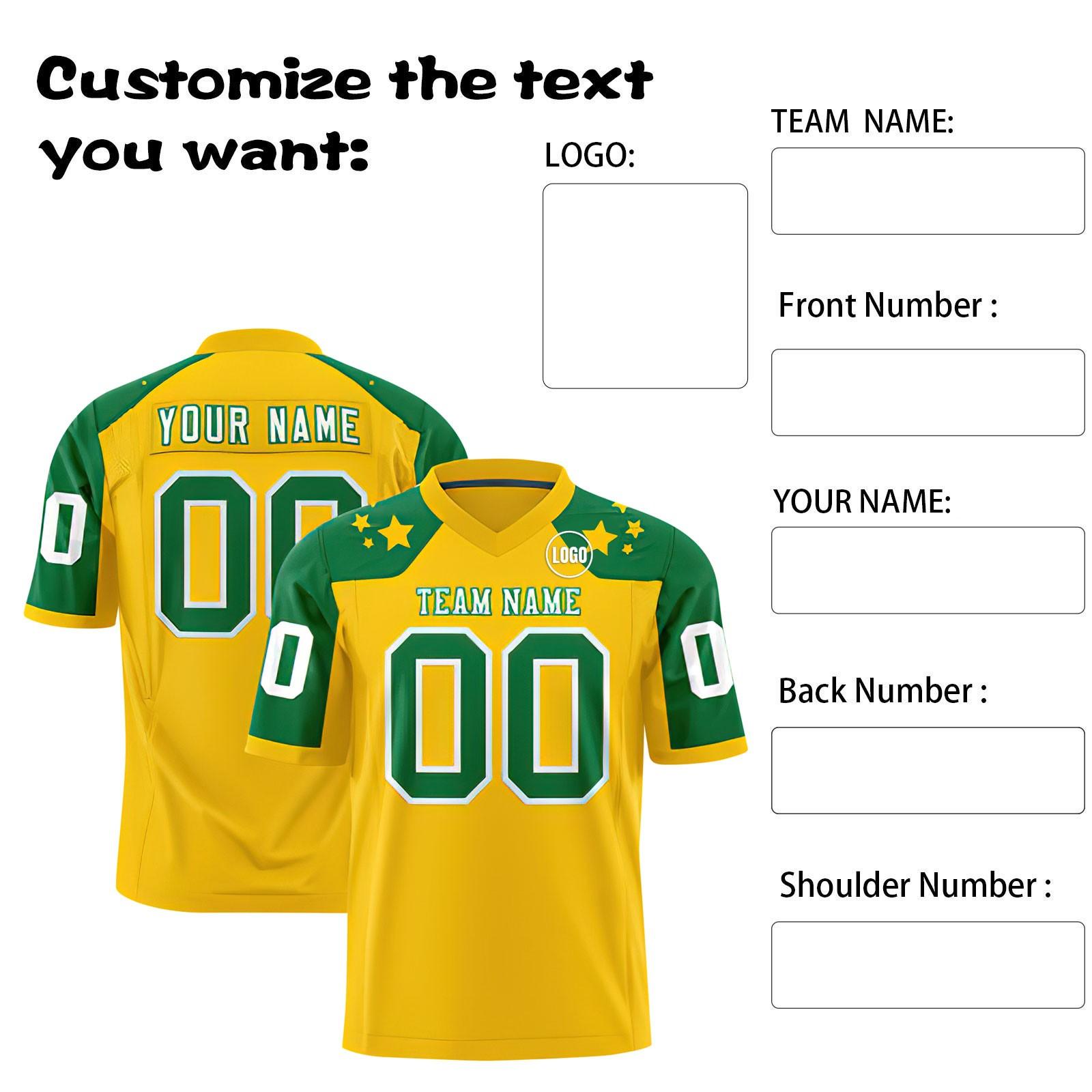 

Индивидуальные футбольные майки с персонализированным напечатанным названием и номером команды, спортивная форма для мужчин, женщин, молодежи S жёлтый