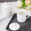 Shengye Ceramic Conference & Office Mugs with Gold Trim