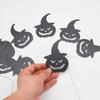 Pumpkin Black Pumpkin Banner Paper Hallween Hanging Garland Hanging Flags   Festival