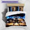 Attack on Titan 3pcs Bedding Set Duvet Cover Closure Includes 1 Duvet Cover & 2 Pillowcases for All Seasons Bedroom Home Dorm Decor