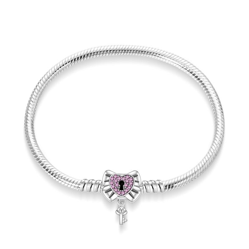 Bracelet Silver 925 Original Cute Cat Luminous Butterfly Tree of Life Bracelets Fit DIY Charms Beads Jewelry Gift Making