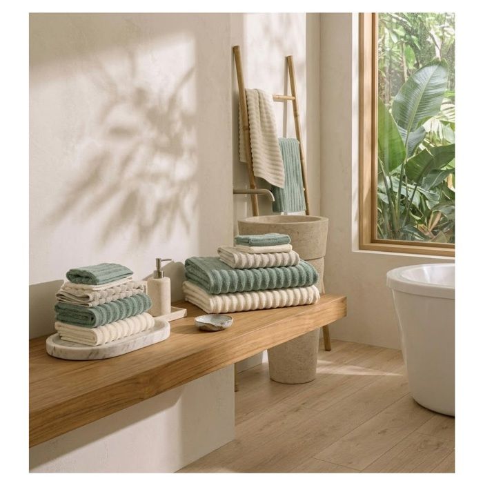 Serviette de toilette - EDEN - Maia - 30x50 cm - 100% coton 500 g/m² - Absorbante et douce