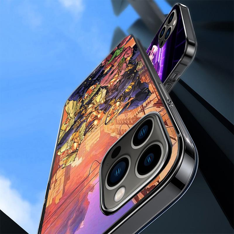 JoJo's Bizarre Adventure Diamond Is Unbreakable Phone Case For iPhone 17 Air 16 Pro Max 16E 15 + 14 Plus 11 12 13 Mini 7 8 SE Gi