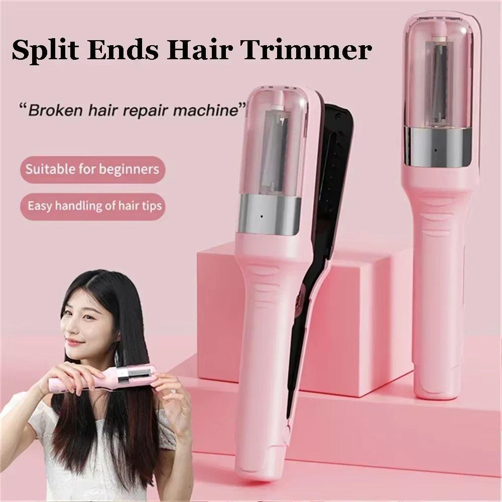

Hair Smoother Electric Hair Clipper Portable Automatic Split End Remover Hair Tails чорний