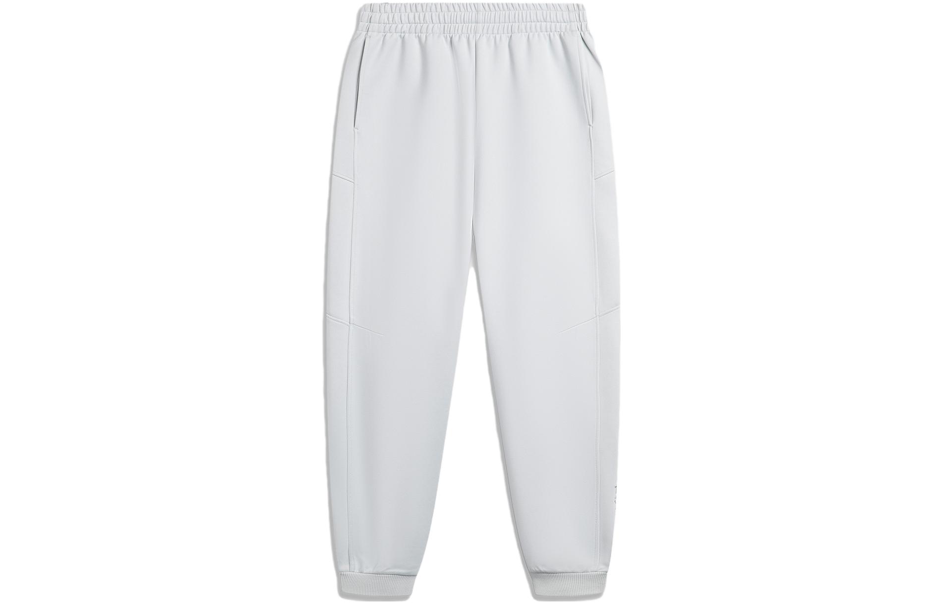 Li Ning Sports Trendy Collection Knitted Sweatpants Men s Stone Gray AKLU037-3 XL